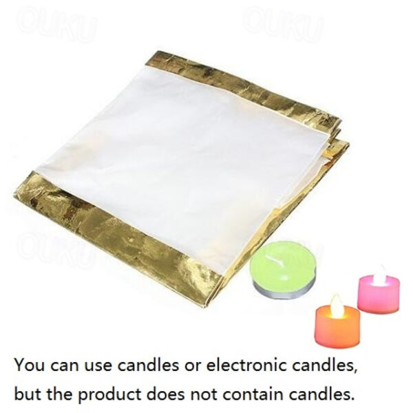 10PCS Square Paper Lantern With Floating Water Lanterns For Wedding Birthday Party No Candle 15X15CM/6“X6“ 2025 - US $10.99