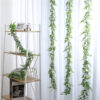 1PC artificial green plant artificial eucalyptus wreath vine 1.8m ins eucalyptus wall hanging simulation plant vine Wedding Decoration 2025 - US $12.4