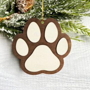 1pc, Festive Dog Paw Christmas Tree Pendant - Add a Touch of Holiday Cheer to Your Home Decor 2025 - US $8.49