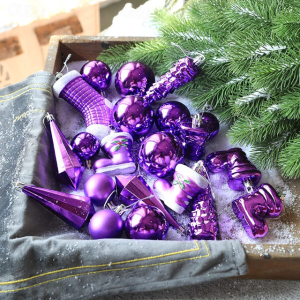 21 Sets Of Christmas Ball Shaped Balls Christmas Tree Decorations Christmas Decorations 2024 - US $12.99