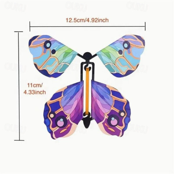 5pcs/set Flying In The Book Magic Butterfly Flying Card Toy With Empty Hands Butterfly Wedding Magic Props Tricks Christams Gift 2025 - US $6.99