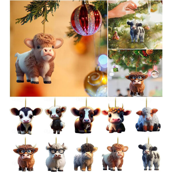 Car Hanging Ornament,Acrylic 2D Flat Printed Keychain, Optional Acrylic Ornament and Car Rear View Mirror Accessories Memorial Gifts Pack 2025 - US $5