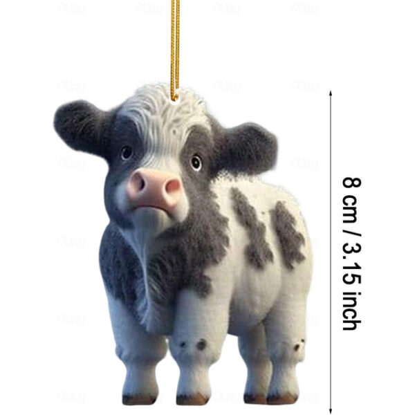 Car Hanging Ornament,Acrylic 2D Flat Printed Keychain, Optional Acrylic Ornament and Car Rear View Mirror Accessories Memorial Gifts Pack 2025 - US $5