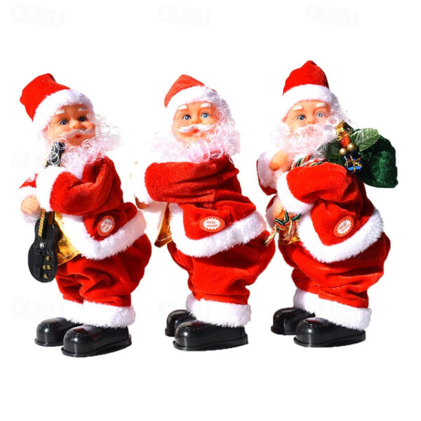 Christmas Decorations Deals! Abcnature LED Christmas Decoration Santa Claus Electric Climbing Hanging Xmas Toys 2025 - US $15.99