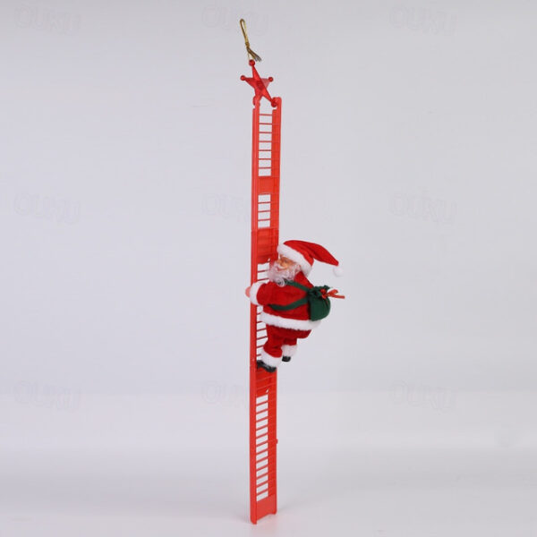 Christmas Decorations Deals! Abcnature LED Christmas Decoration Santa Claus Electric Climbing Hanging Xmas Toys 2025 - US $15.99