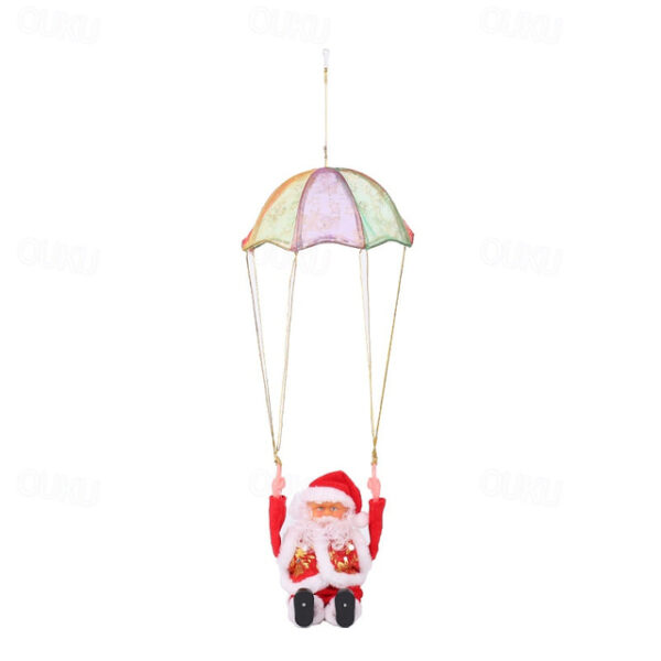 Christmas Decorations Deals! Abcnature LED Christmas Decoration Santa Claus Electric Climbing Hanging Xmas Toys 2025 - US $15.99