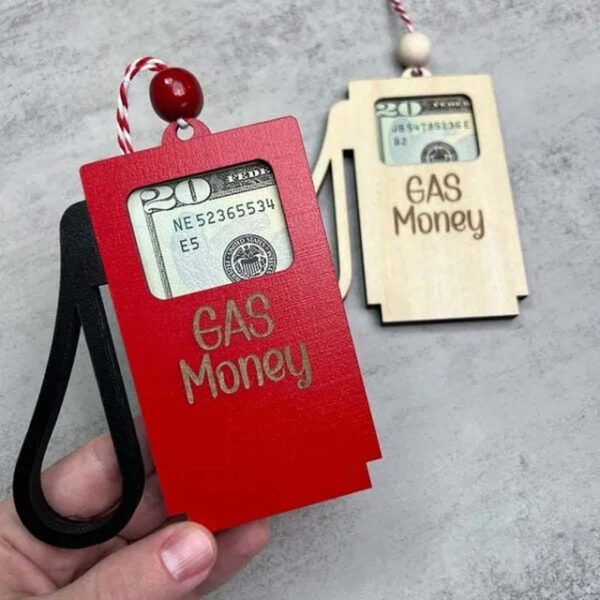 Christmas Gas Money Ornament, Christmas Wallet Pendant Home Decoration, Christmas Tree Decoration, Xmas Gift 2025 - US $6.99