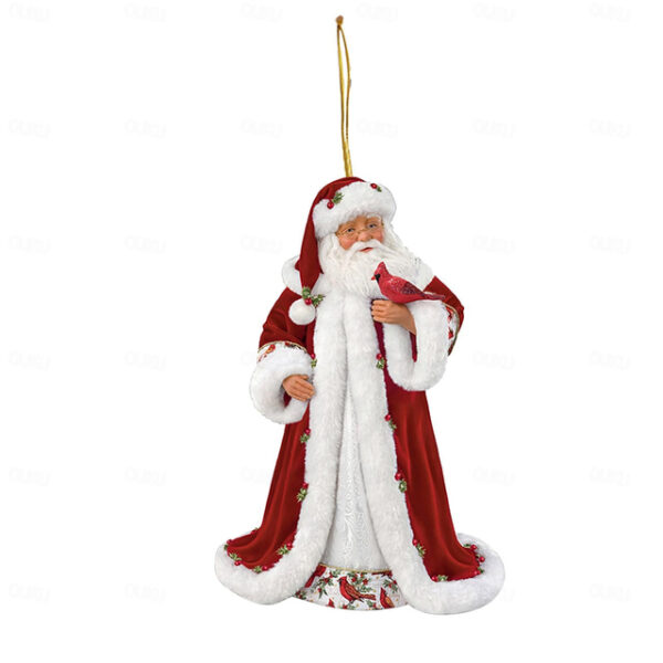 Christmas Tree Decoration, Santa Claus 2D Acrylic Hanging Crafts Car Pendant Xmas Gift Home Decoration 2025 - US $5.49