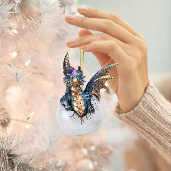 Christmas Tree Ornament,2D Acrylic Cartoon Decorative Ornament, Cute Cartoon Dragon Hanging Ornament, Car Interior Pendant, Animal Home Decor 2025 - U