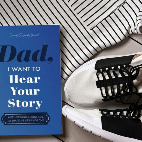 Dad I Want to Hear Your Story Heirloom Edition A Father’s Guided Journal To Share His Life & His Love Christmas Gift For Dad,Mom (Brown Type is Hardco