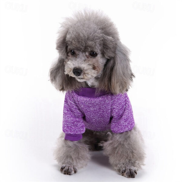 Dog Sweatshirt Fashion Winter Warm Fashion Comfortable Outdoor Dailywear Indoor Dog Clothing for Small Medium 2024 - US $13.49