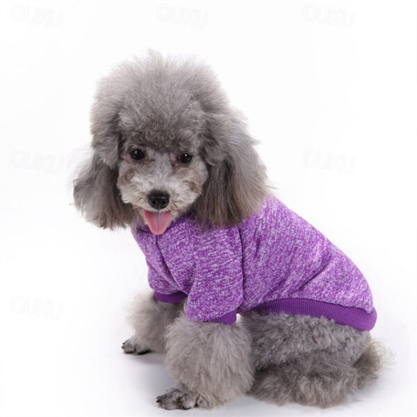 Dog Sweatshirt Fashion Winter Warm Fashion Comfortable Outdoor Dailywear Indoor Dog Clothing for Small Medium 2024 - US $13.49