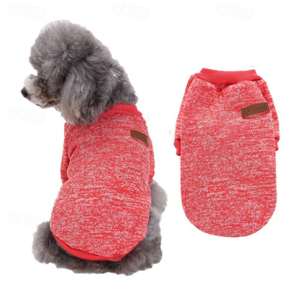 Dog Sweatshirt Fashion Winter Warm Fashion Comfortable Outdoor Dailywear Indoor Dog Clothing for Small Medium 2024 - US $13.49