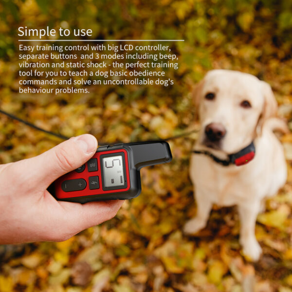 Dog Training Shock Collar Remote Controlled Adjustable New Design Dog Pets Electronic Behaviour Aids For Pets 2024 - US $32.99