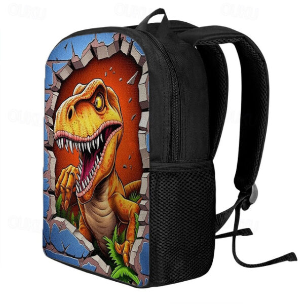 Large Capacity Dinosaur Animal Print Backpack for Kids - Fun and Durable School Bag with Adjustable Straps, Available in Two Patterns 2025 - US $22.99