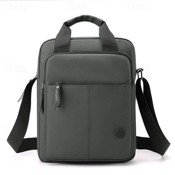 Men's Crossbody Bag Messenger Bag Oxford Cloth Daily Holiday Zipper Large Capacity Multi Carry Solid Color Black Blue Green 2025 - US $27.99