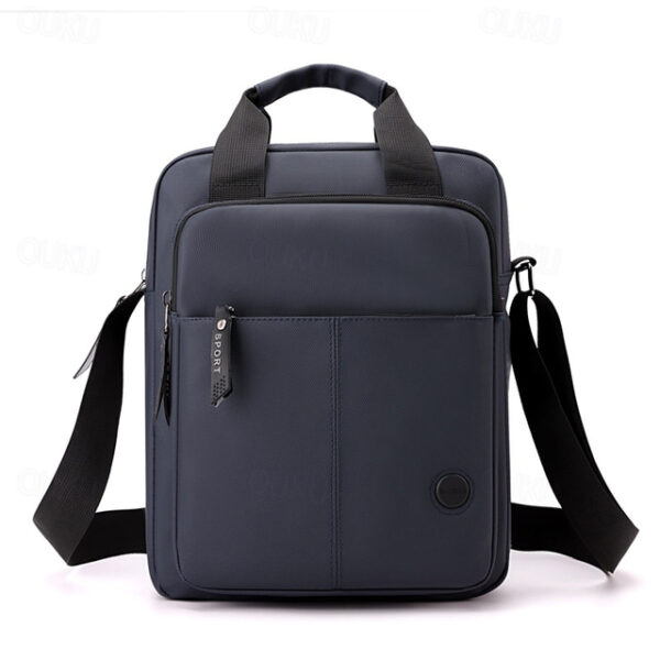 Men's Crossbody Bag Messenger Bag Oxford Cloth Daily Holiday Zipper Large Capacity Multi Carry Solid Color Black Blue Green 2025 - US $27.99