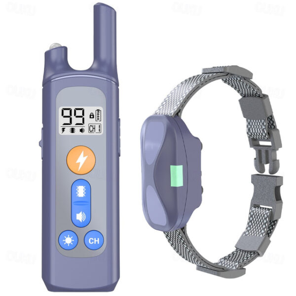 New Remote Control Dog Trainer Stop Barking Device Electronic Shock Collar Rechargeable Waterproof Pet Anti Barking Training Collar 2024 - US $48.99