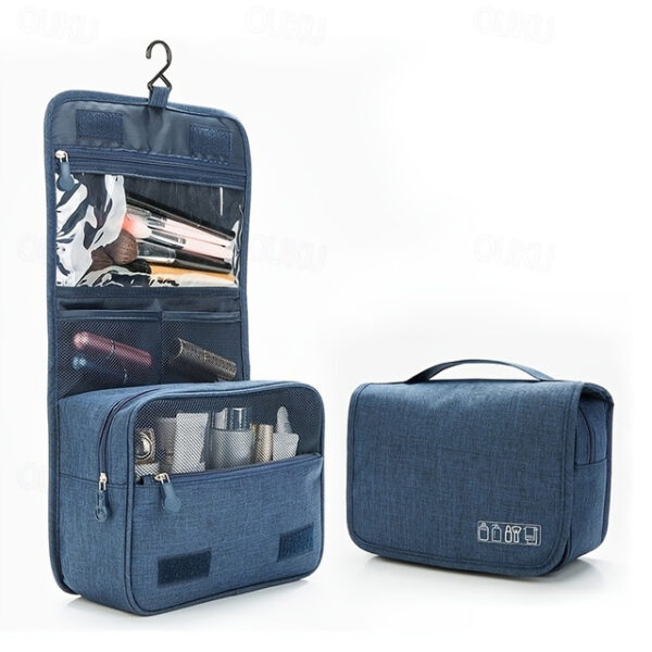 Portable Hanging Toiletry Bag - Waterproof Travel Organizer for Cosmetics and Toiletries with Multiple Compartments 2025 - US $11.49