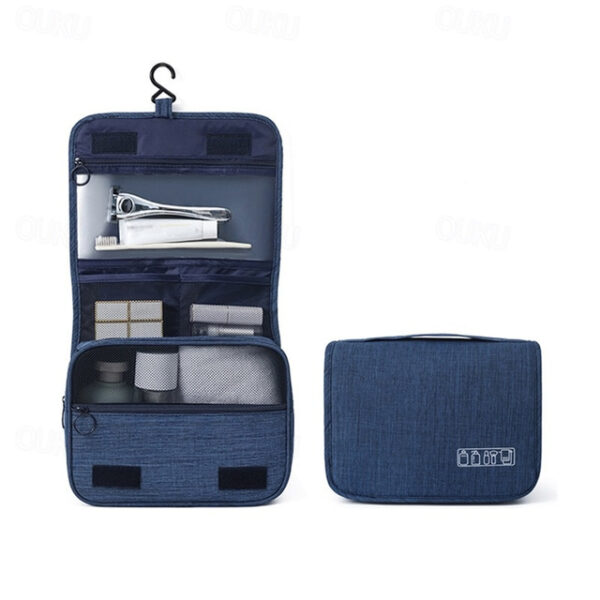 Portable Hanging Toiletry Bag - Waterproof Travel Organizer for Cosmetics and Toiletries with Multiple Compartments 2025 - US $11.49