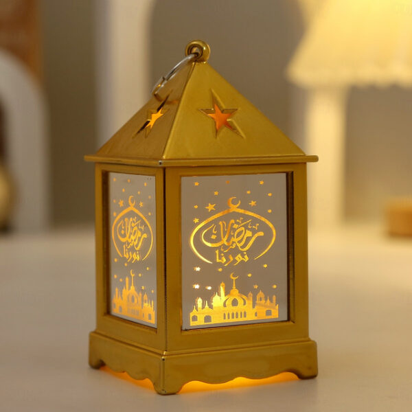Ramadan Handheld Lanterns Candlesticks Wind Lamps Electronic Candles Festive Decorations Atmosphere Props 1PC 2025 - US $7.99