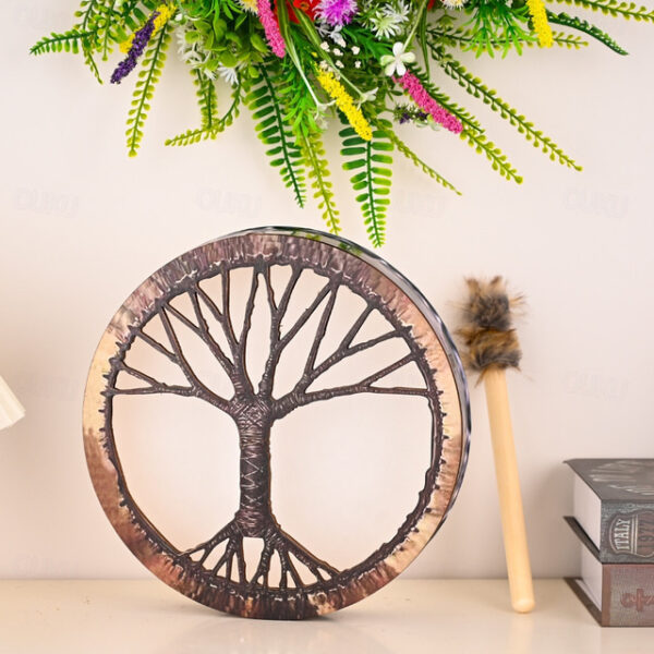 Shaman Drum Tree of Life Siberian Shaman Drum Decorative Music Lover Frame Drum Craft 2025 - US $27.99