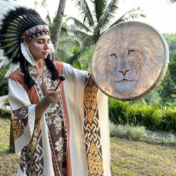 Shaman Drum Tree of Life Siberian Shaman Drum Decorative Music Lover Frame Drum Craft 2025 - US $27.99