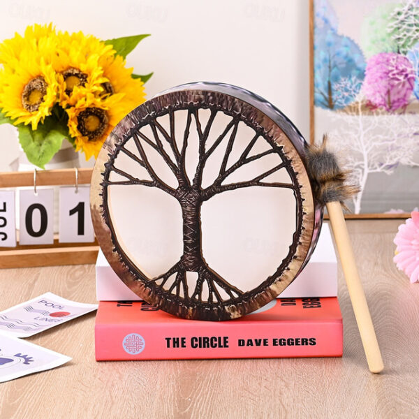 Shaman Drum Tree of Life Siberian Shaman Drum Decorative Music Lover Frame Drum Craft 2025 - US $27.99