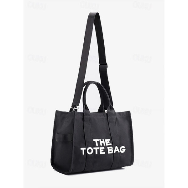 Stylish Blue Canvas Tote Bag with Detachable Shoulder Strap - Versatile Handbag for Everyday Use 2025 - US $33.99