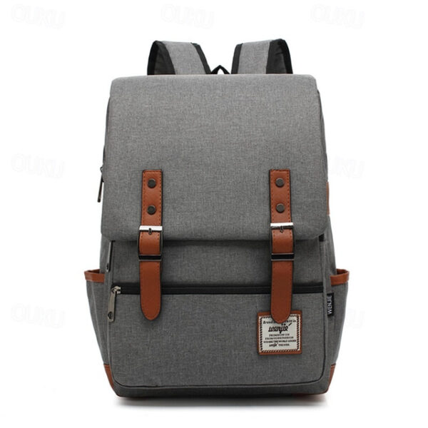 Vintage 16 inch Laptop Backpack Women Canvas Bags Men canvas Travel Leisure Backpacks Retro Casual Bag School Bags For Teenagers, Back to School Gift