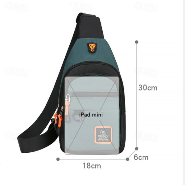 Water Repellent Sling Backpack with Large Capacity – Stylish and Durable Crossbody Bag in 4 Colors for School, Work, or Outdoor Activities 2025 - US $