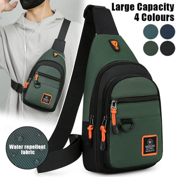 Water Repellent Sling Backpack with Large Capacity – Stylish and Durable Crossbody Bag in 4 Colors for School, Work, or Outdoor Activities 2025 - US $