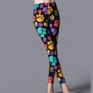 Women's Leggings Active Fashion Streetwear Ankle-Length High Waist Floral Animal Dot Printing High Cut Breathability Soft Comfortable Micro-elastic Ou