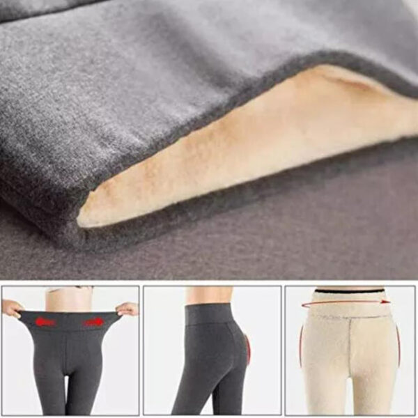 Women's Normal Fleece Pants Tights Leggings Casual Lounge Ankle-Length High Waist Solid Color Tummy Control Butt Lift Comfort Stretchy Daily Weekend l