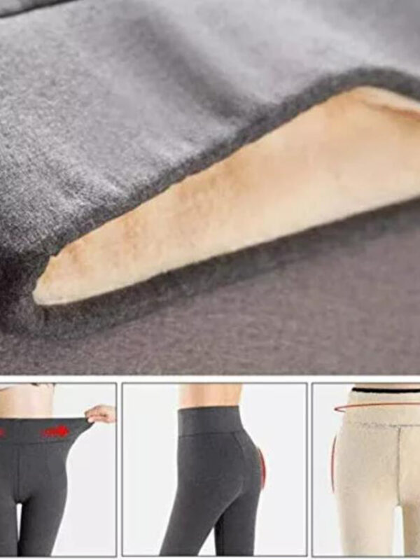 Women's Normal Fleece Pants Tights Leggings Tights Casual / Sporty Athleisure Ankle-Length High Waist Plain Tummy Control Butt Lift Comfort Micro-elas