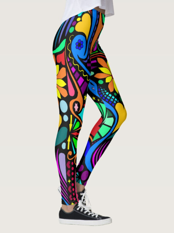 Women's Normal Leggings 3D Print Casual / Sporty Ankle-Length High Waist Animal Print Comfort Sports Stretchy Holiday Black White Purple Green Skinny